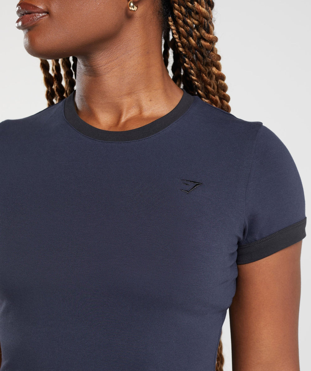 Lifting Baby T-Shirt Heavy Blue/Black