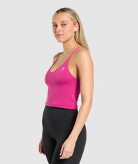 Training Cami Tank With Shelf Winning Pink