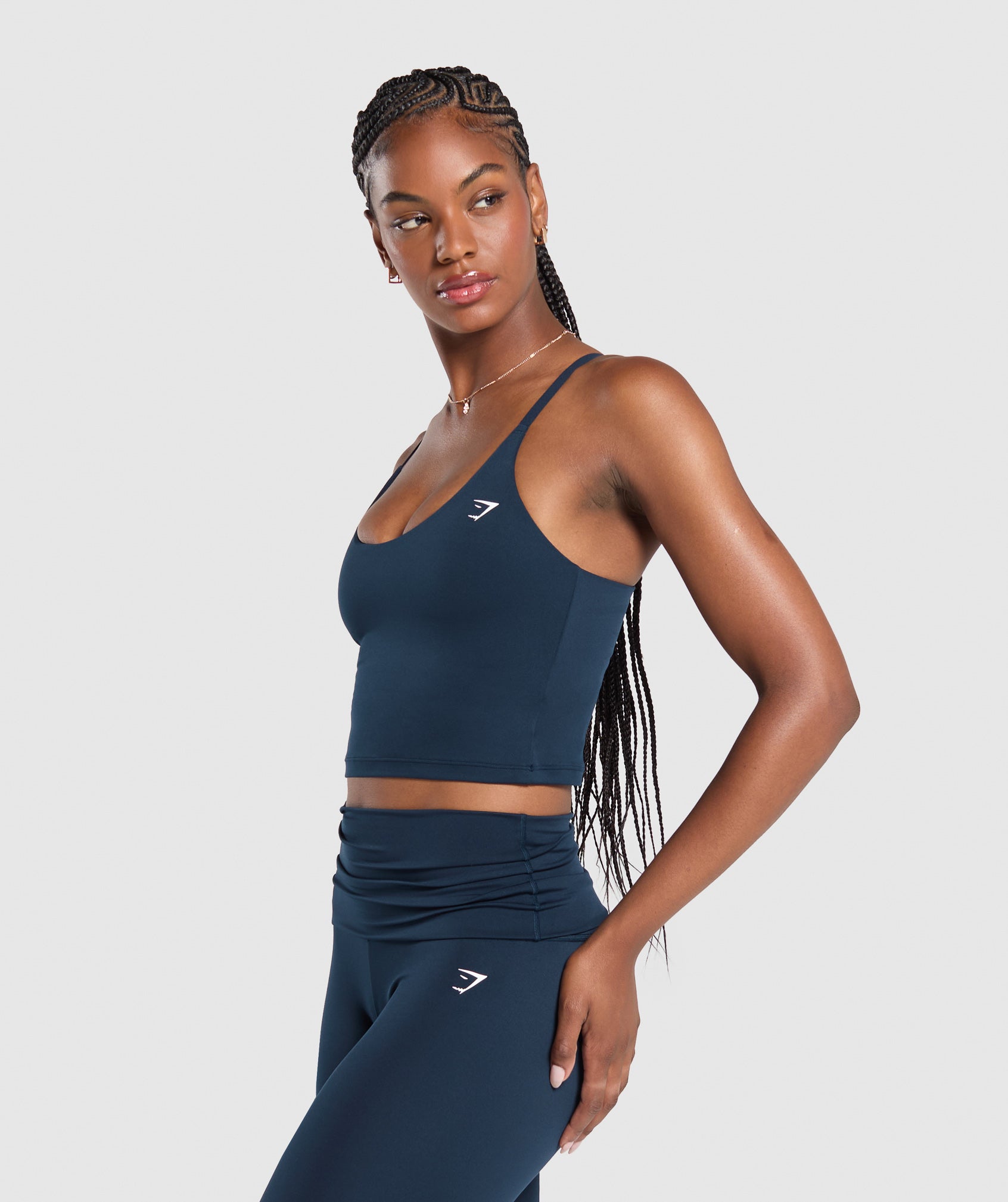 Training Cami Tank With Shelf Navy