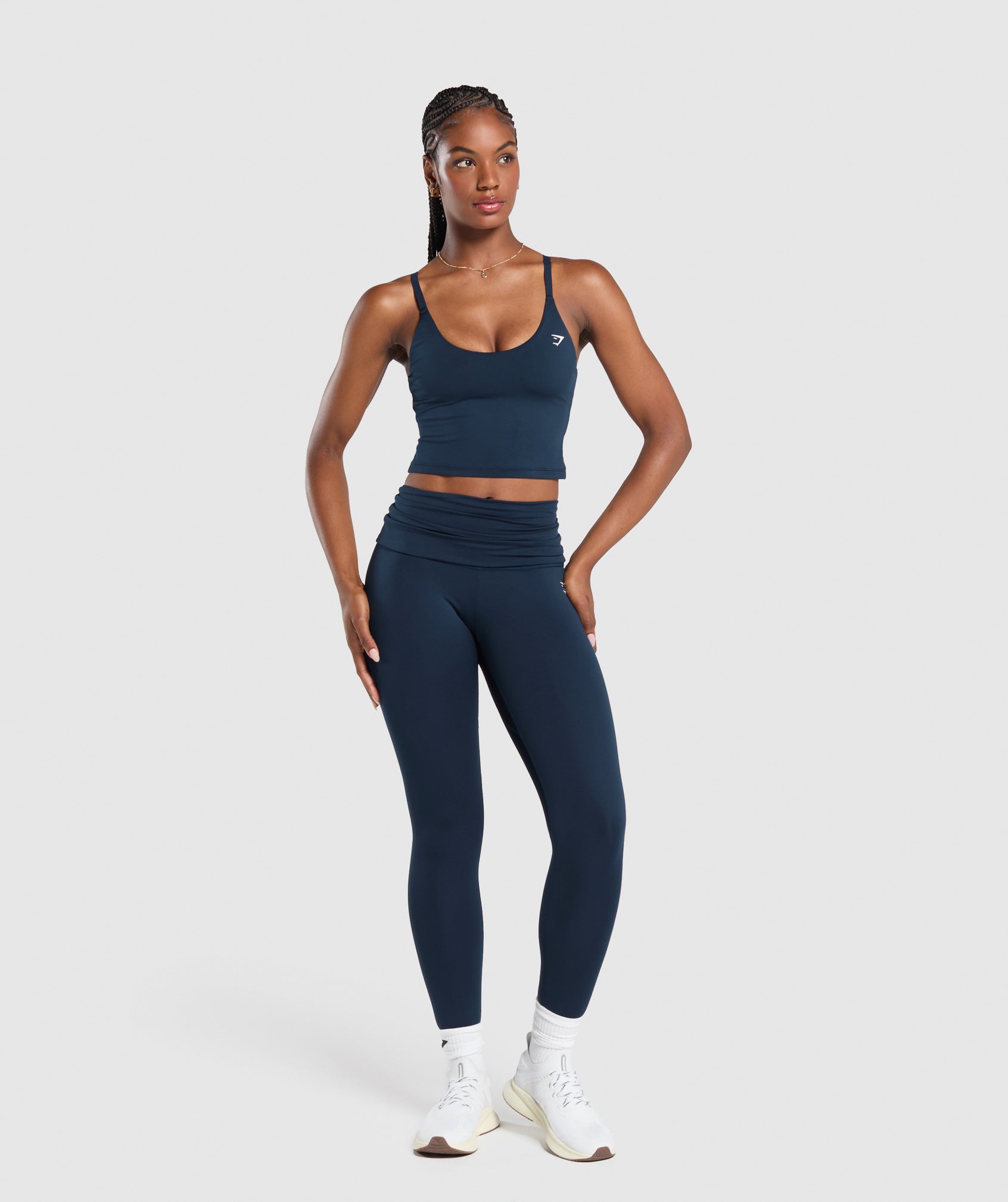 Training Cami Tank With Shelf Navy