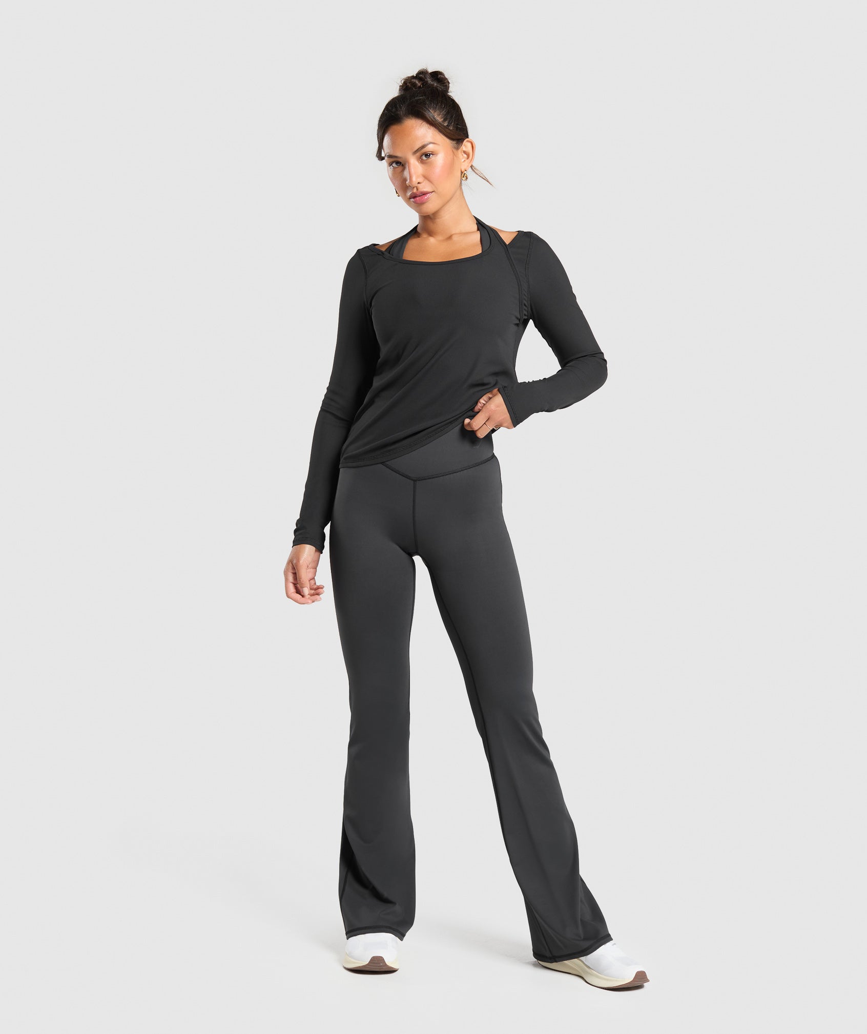 Elevate Long Sleeve Top Black