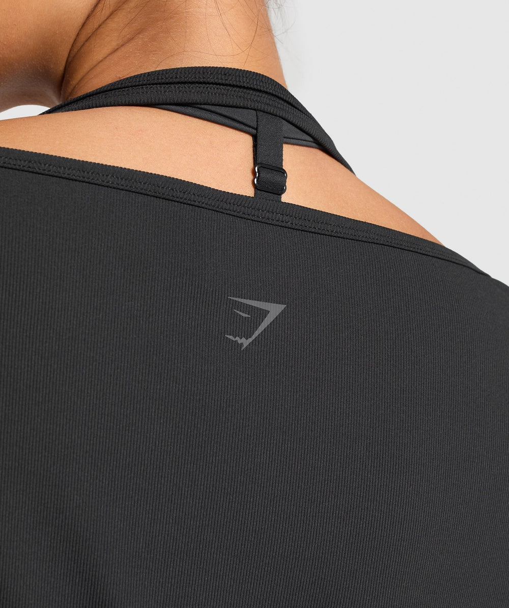 Elevate Long Sleeve Top Black