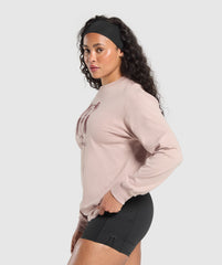 Retro Lifting Long Sleeve T-Shirt Muted Pink