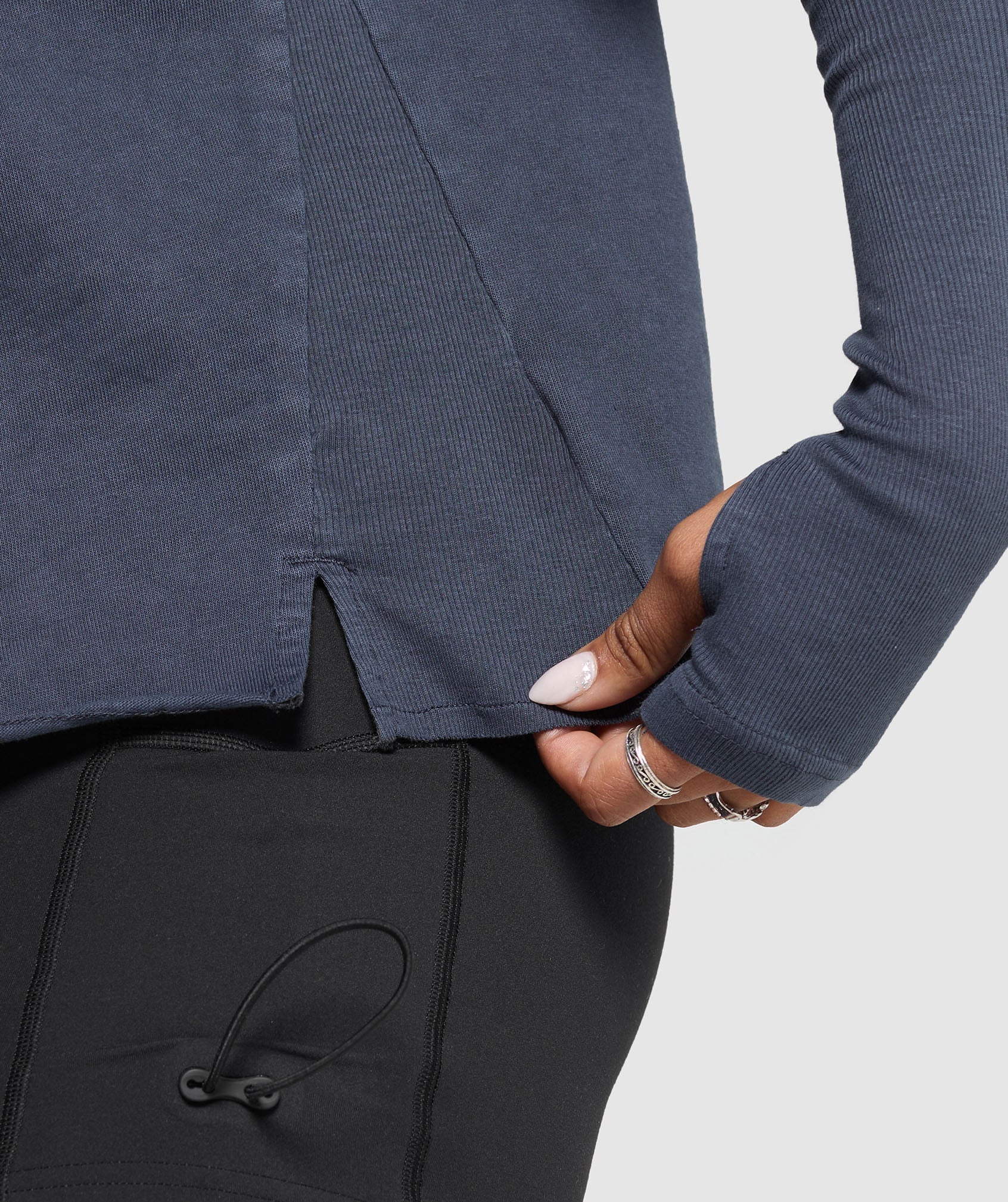 Premium Legacy Washed 2-in-1 Long Sleeve Heavy Blue