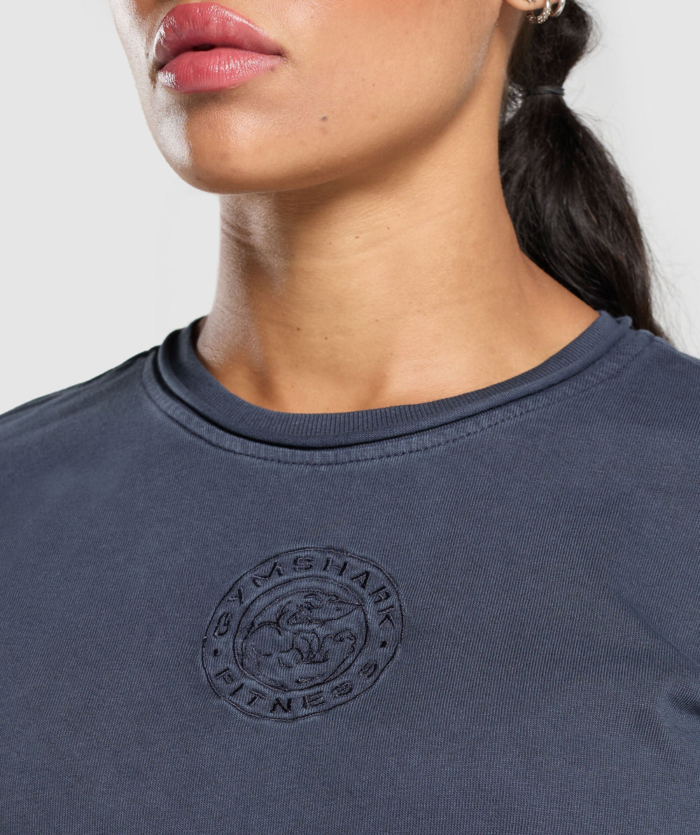 Premium Legacy Washed 2-in-1 Long Sleeve Heavy Blue