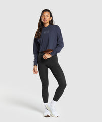 Outline Oversized Top Heavy Blue