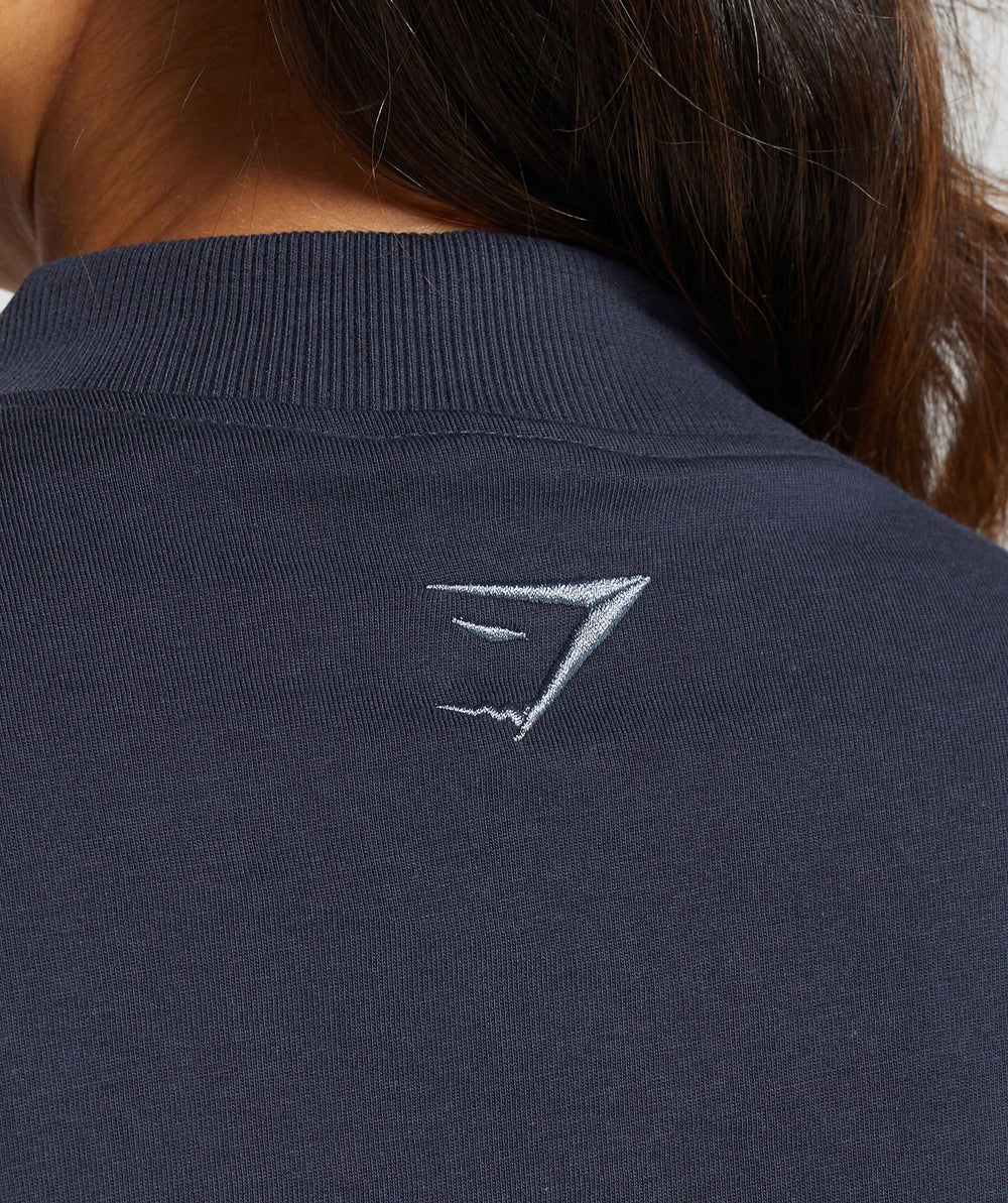 Outline Oversized Top Heavy Blue