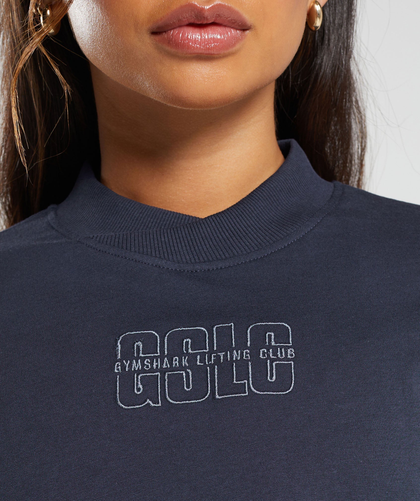Outline Oversized Top Heavy Blue