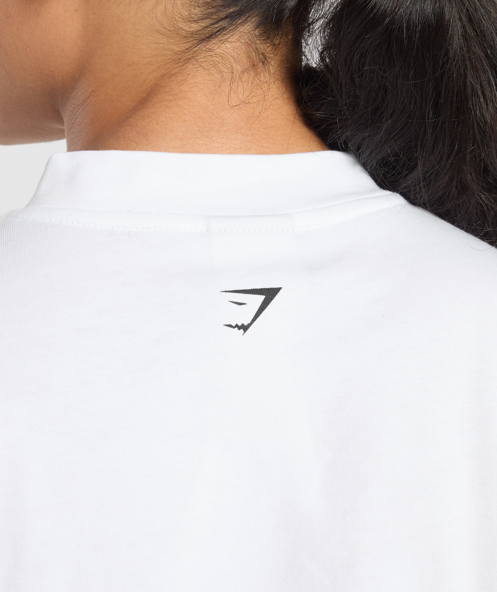 Two Strong Women Midi Long Sleeve Top White