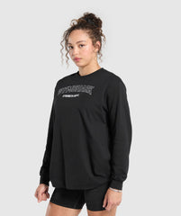 Strength Department Long Sleeve Skater Black