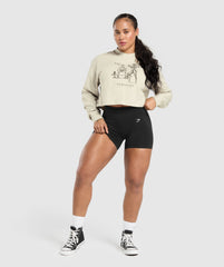 Two Strong Women Midi Long Sleeve Top Pebble Grey