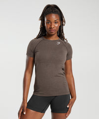 Vital Light T-Shirt Brown Marl