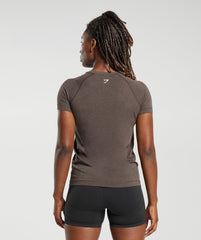 Vital Light T-Shirt Brown Marl