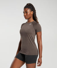 Vital Light T-Shirt Brown Marl