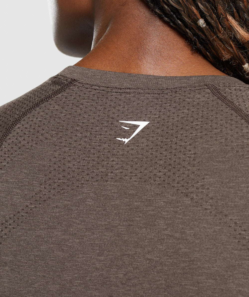 Vital Light T-Shirt Brown Marl