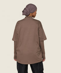 GS x Leana Deeb Oversized T-shirt Soul Brown