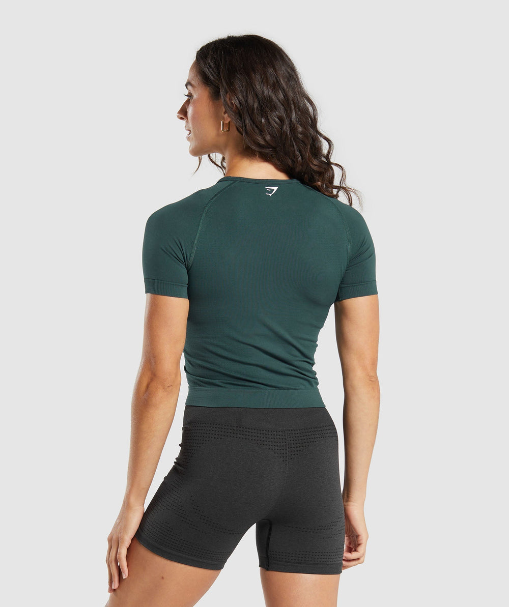 Vital Tight T-Shirt Woodland Green Marl