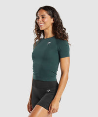 Vital Tight T-Shirt Woodland Green Marl