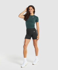 Vital Tight T-Shirt Woodland Green Marl