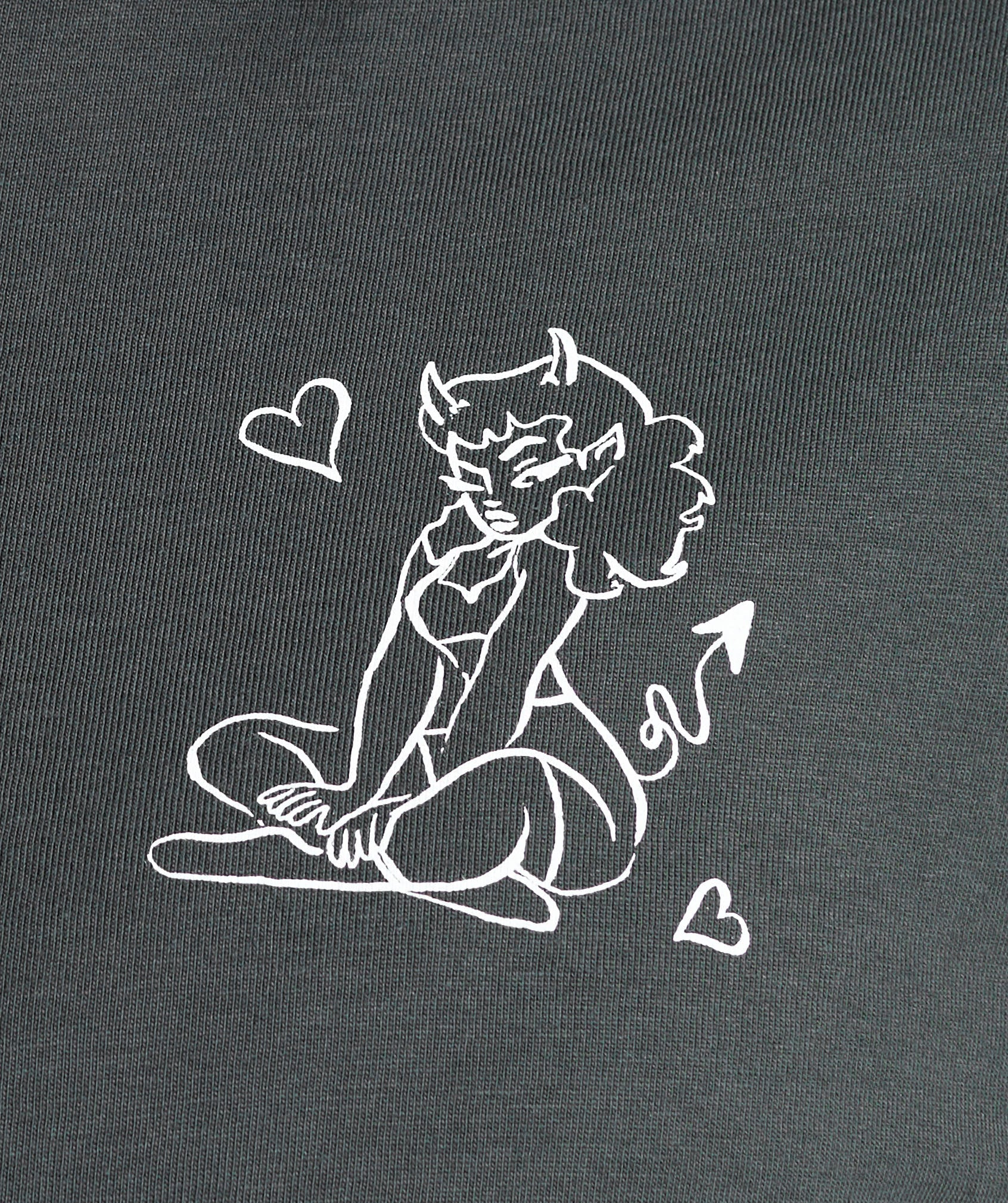 I Love Squats Long Sleeve Skater Asphalt Grey