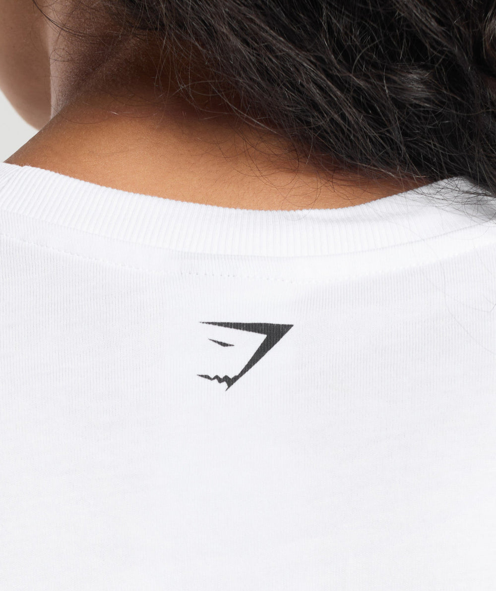Retro Lifting Long Sleeve T-Shirt White
