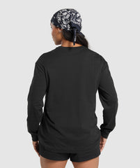 Lifting Essentials Long Sleeve Top Black