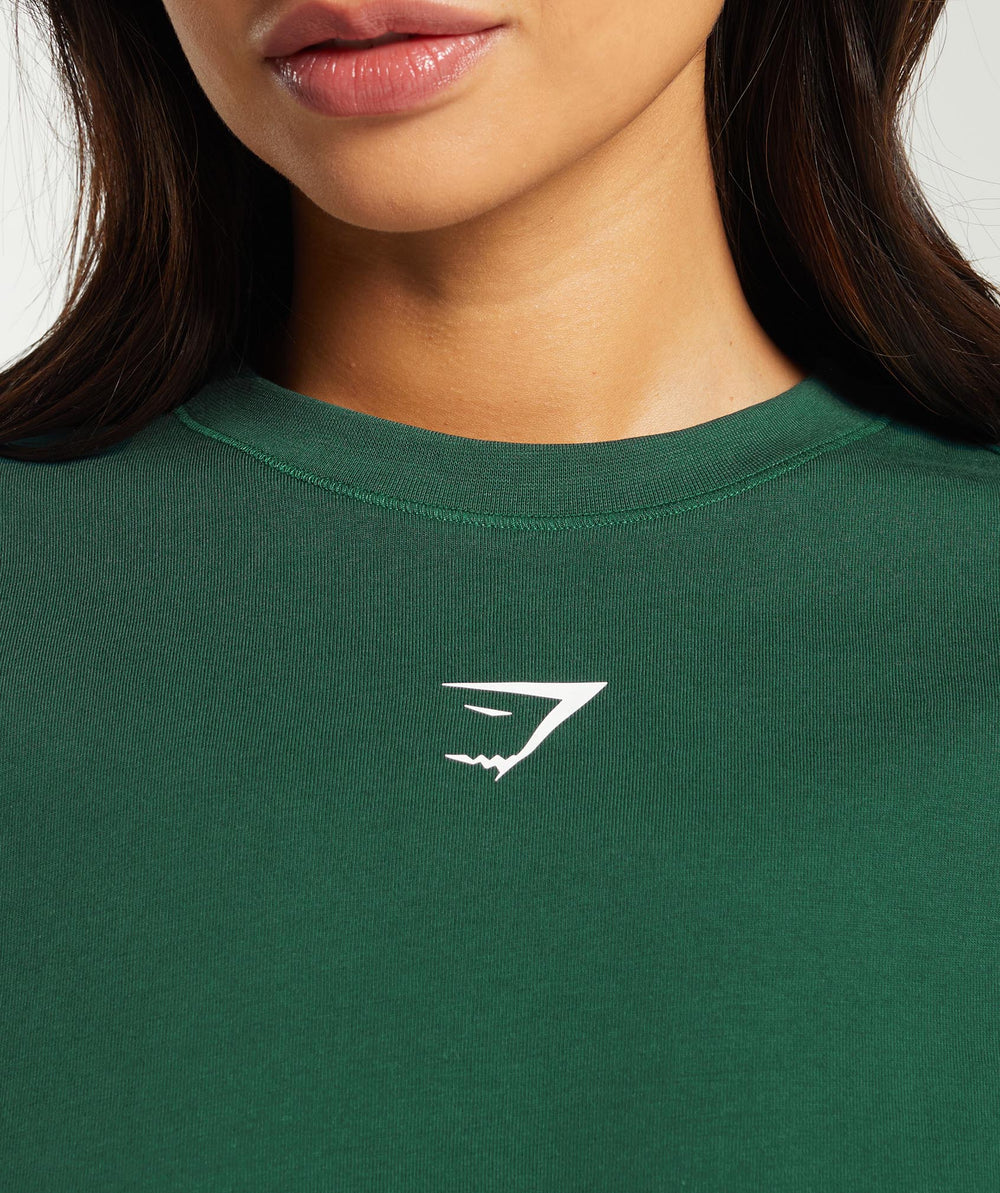 Fraction Long Sleeve T-Shirt Conditioning Green