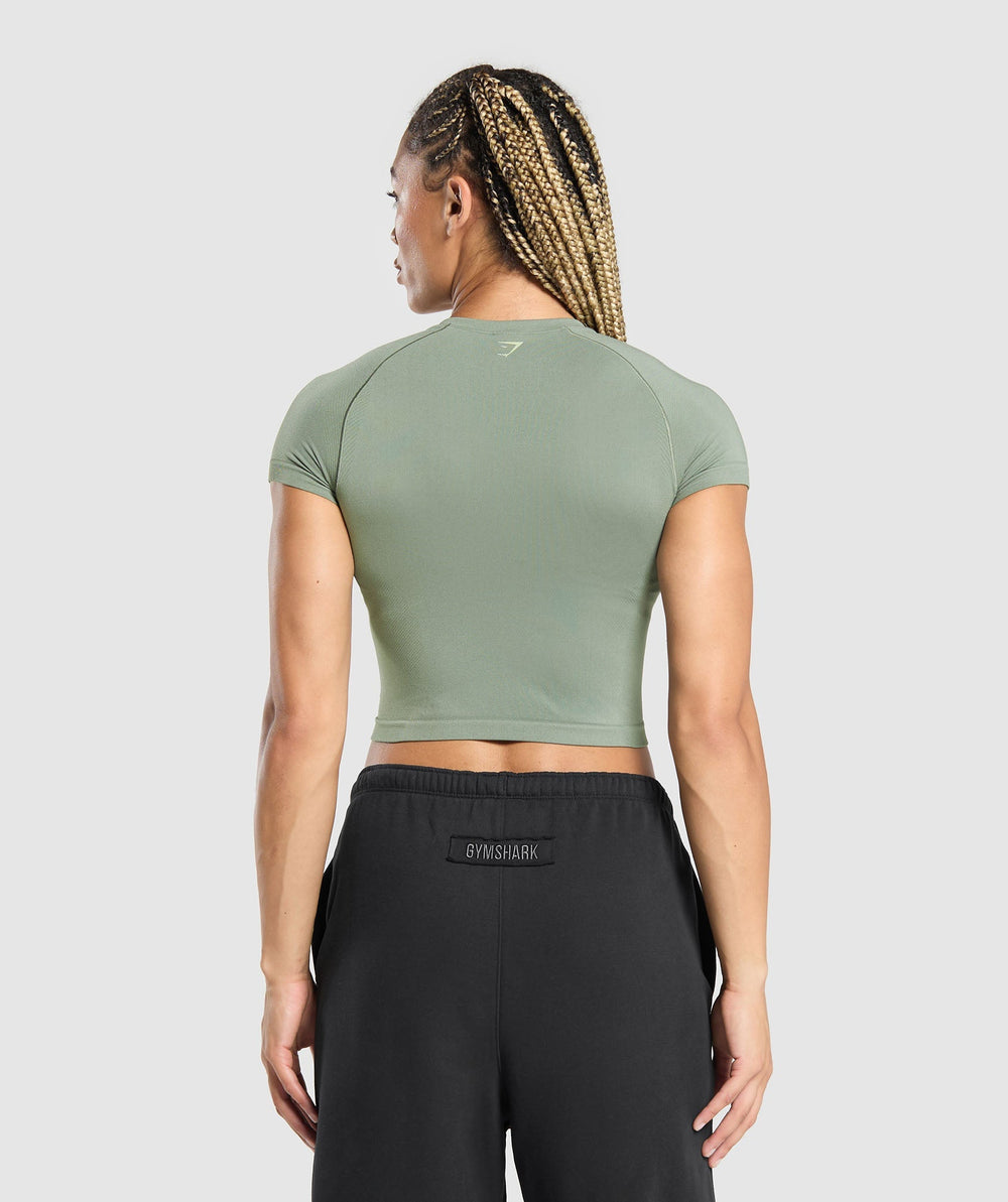 Off Duty Seamless Baby Tee Unit Green