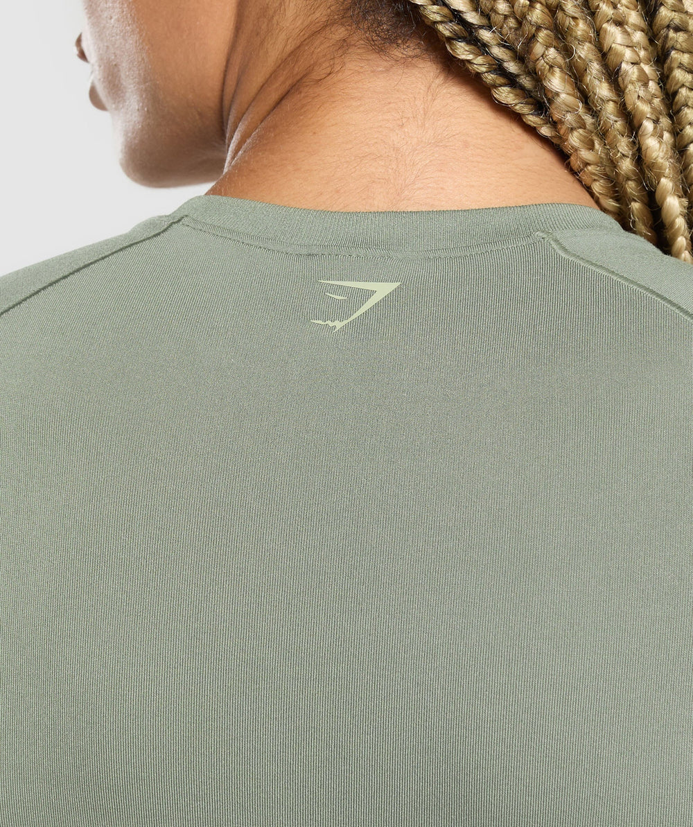 Off Duty Seamless Baby Tee Unit Green