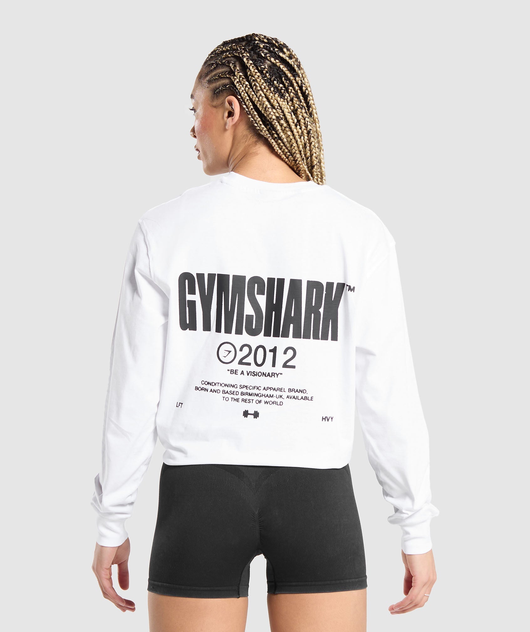 Be a Visionary Long Sleeve Top White
