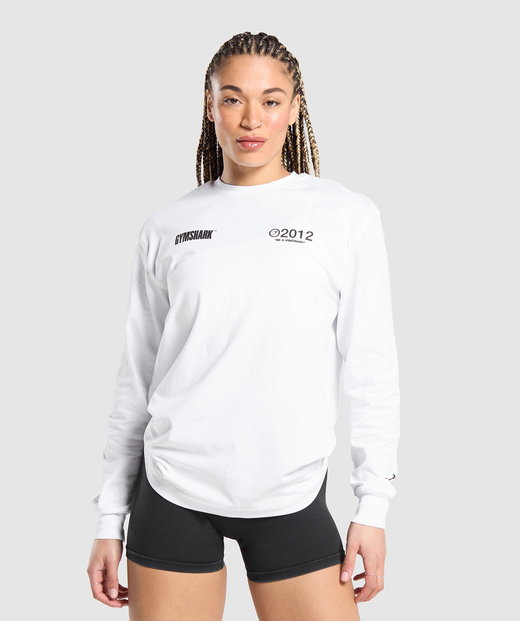 Be a Visionary Long Sleeve Top White
