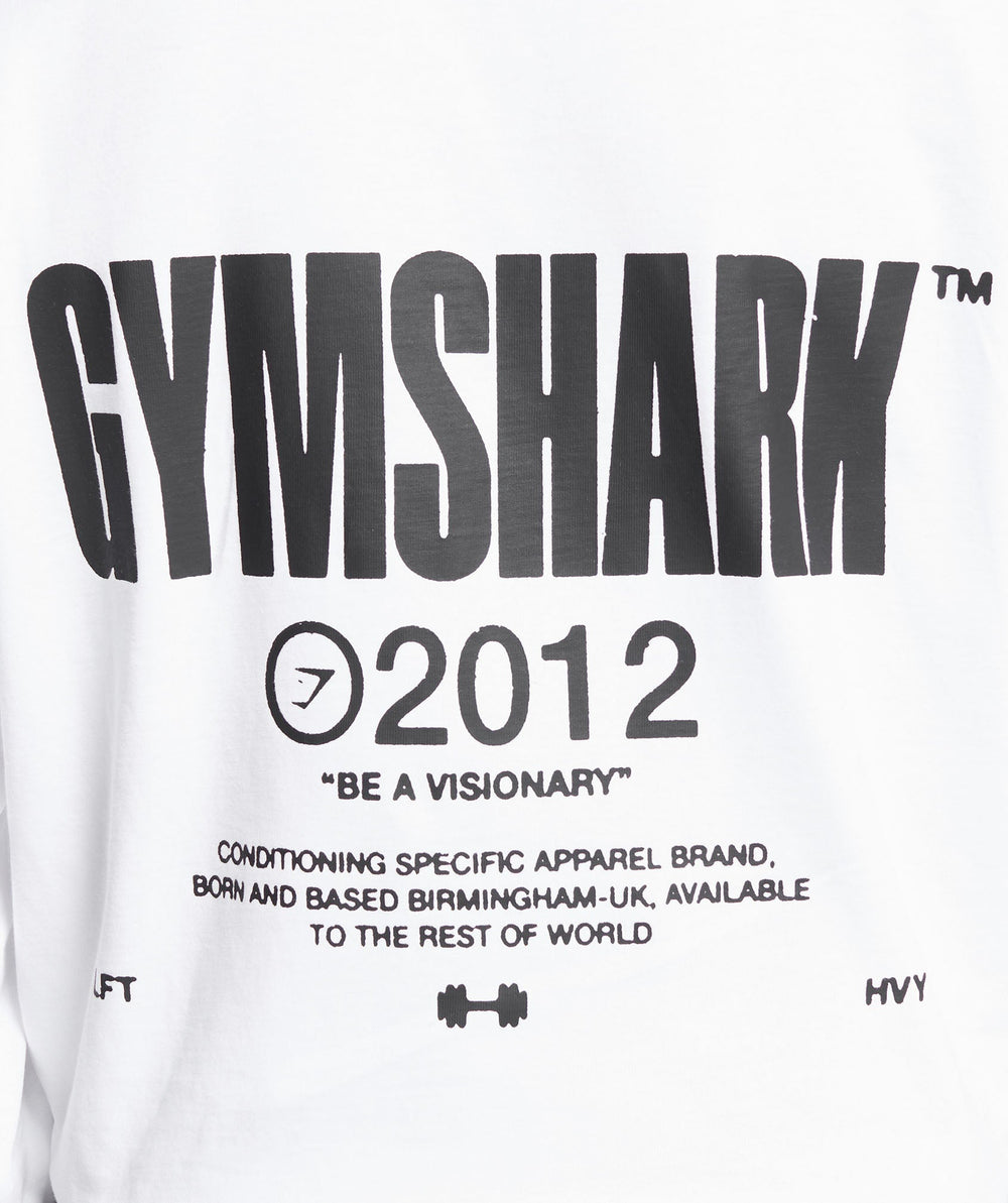 Be a Visionary Long Sleeve Top White