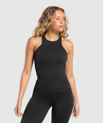 Rest Day Luxe Racer Tank Black