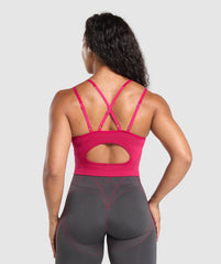 Apex Contrast Tank With Shelf Build Pink/Asphalt Grey