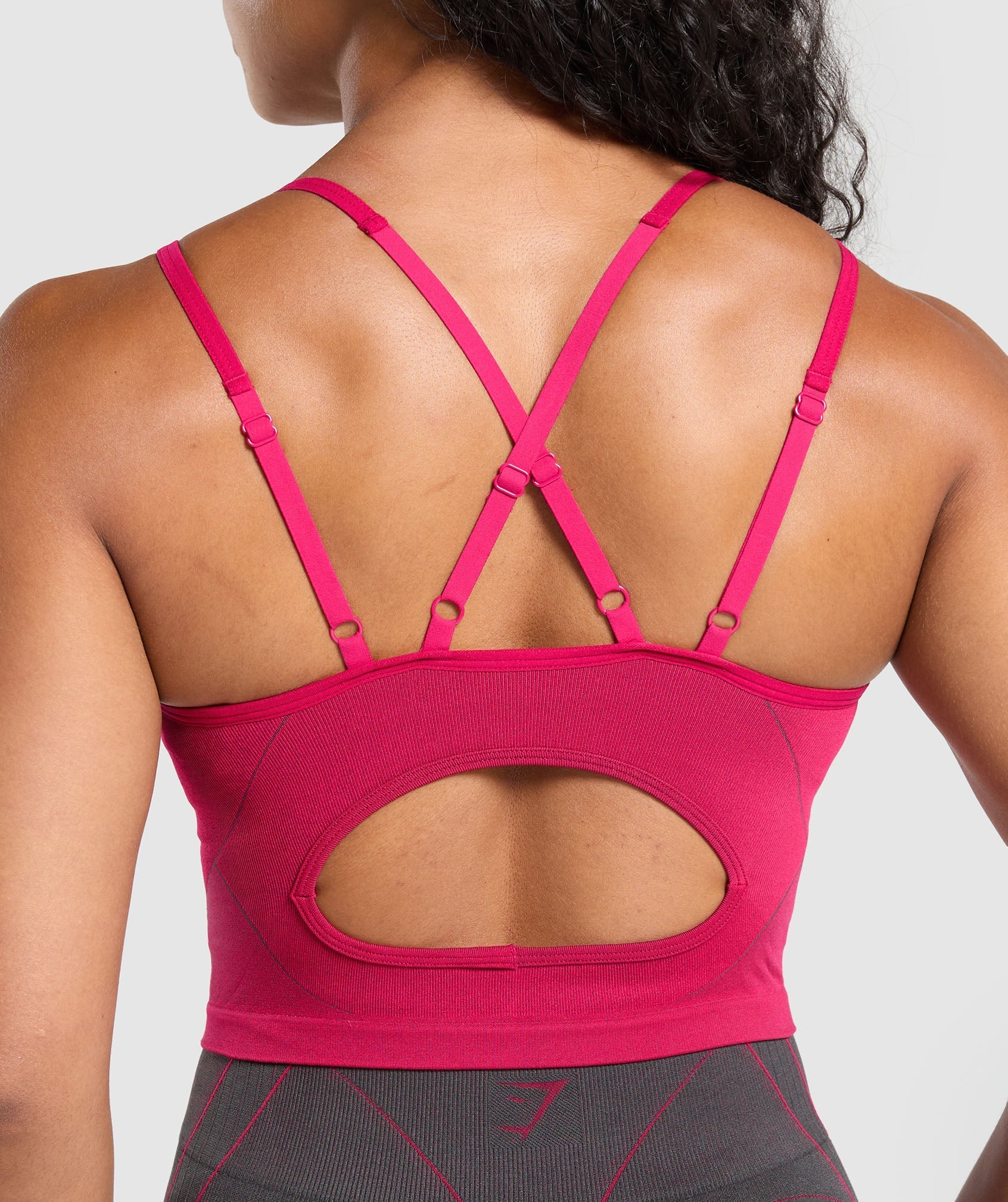 Apex Contrast Tank With Shelf Build Pink/Asphalt Grey