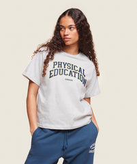 Phys Ed T-Shirt Light Grey Marl