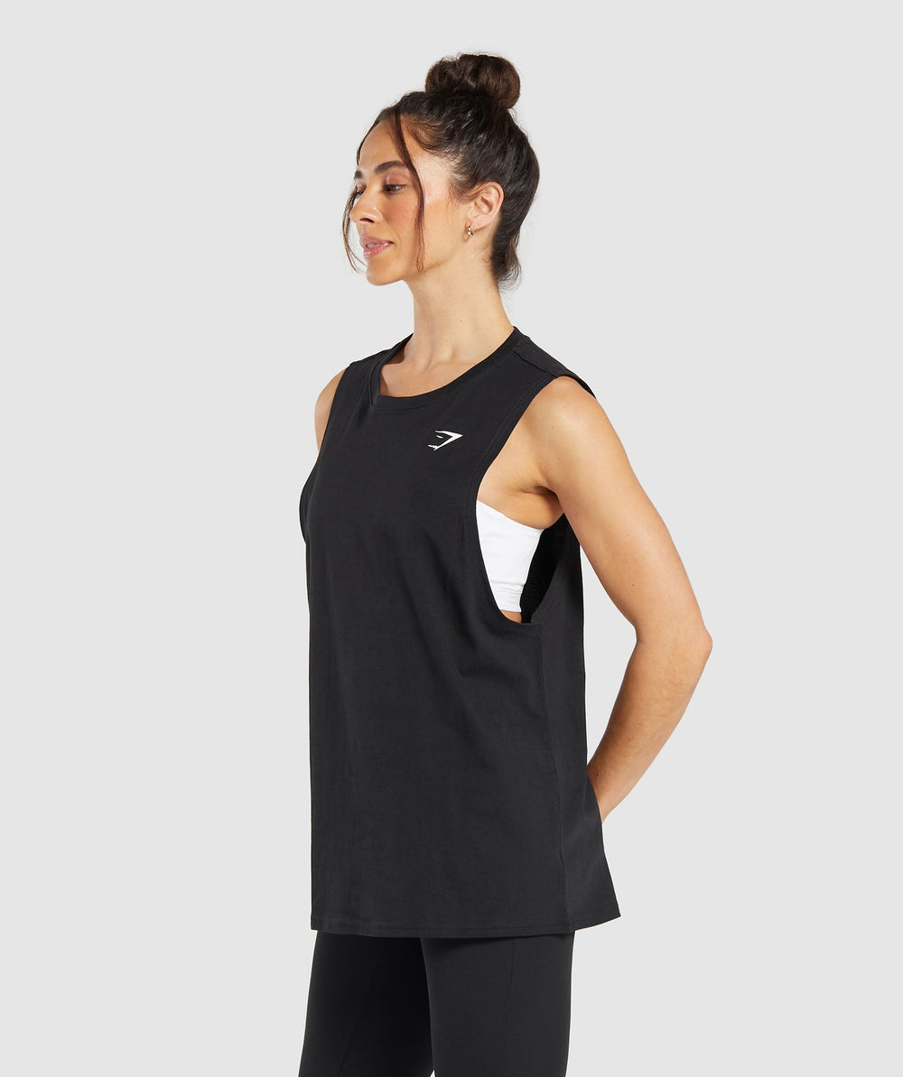 Training Drop Arm Tank Black