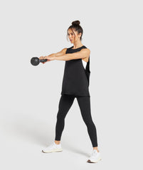Training Drop Arm Tank Black
