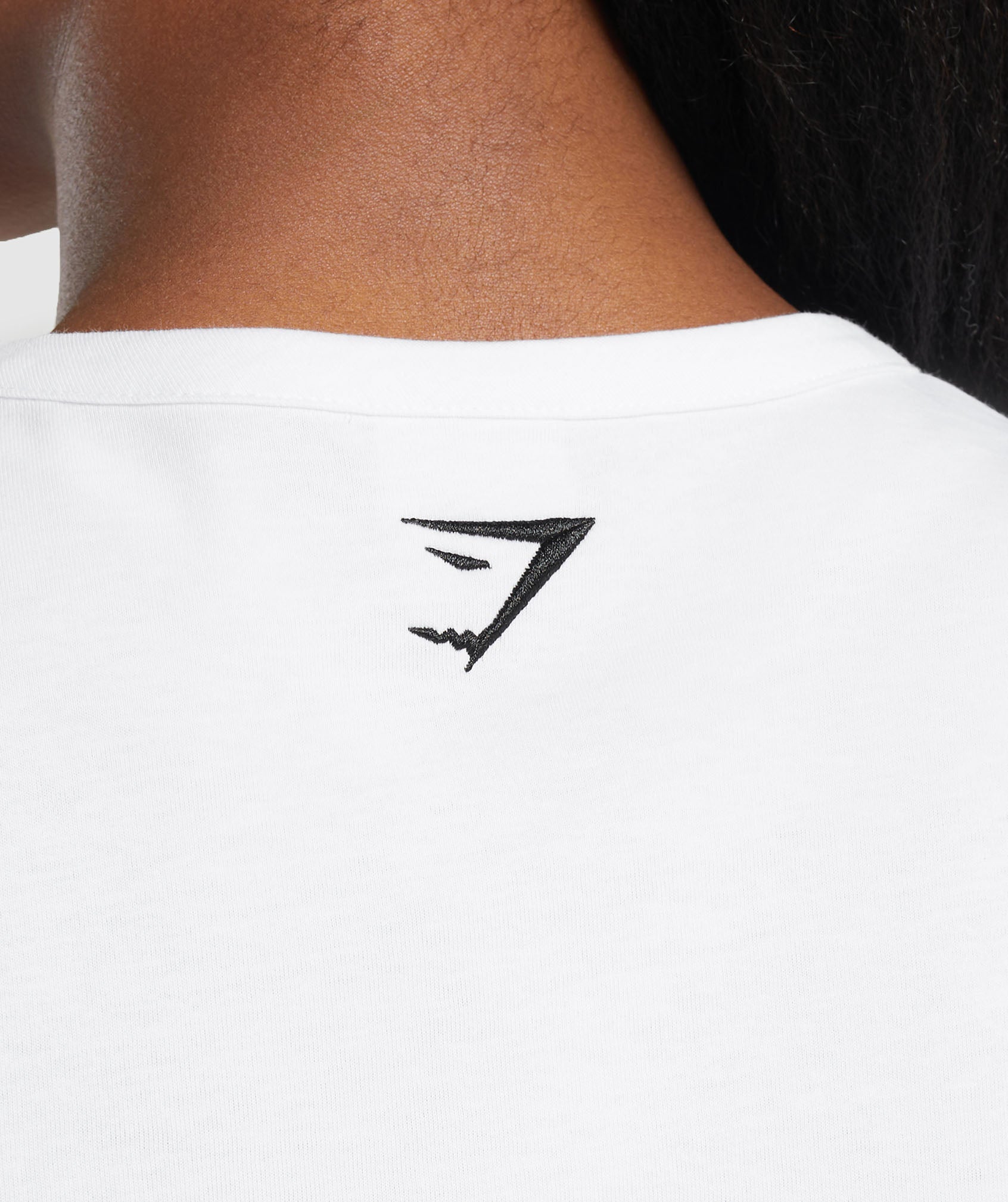 Block Crop Top White