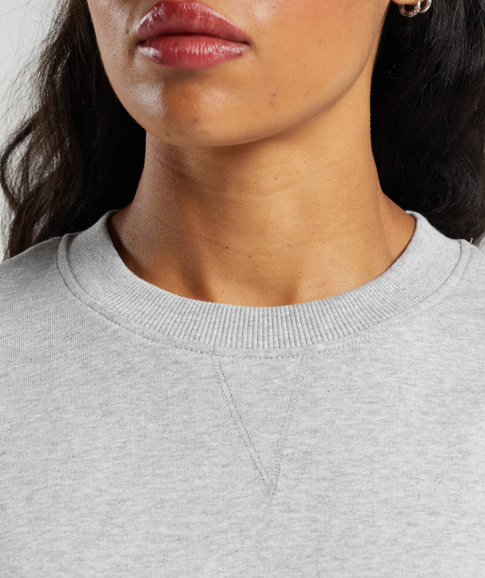 Heavyweight Cotton T-Shirt Light Grey Marl