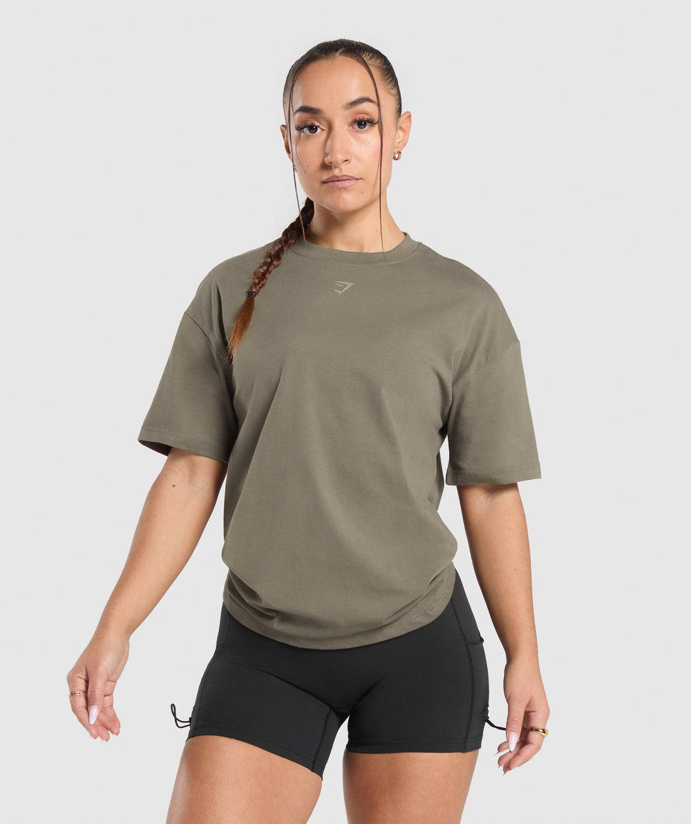 Campus Classics Graphic T-Shirt Camo Brown