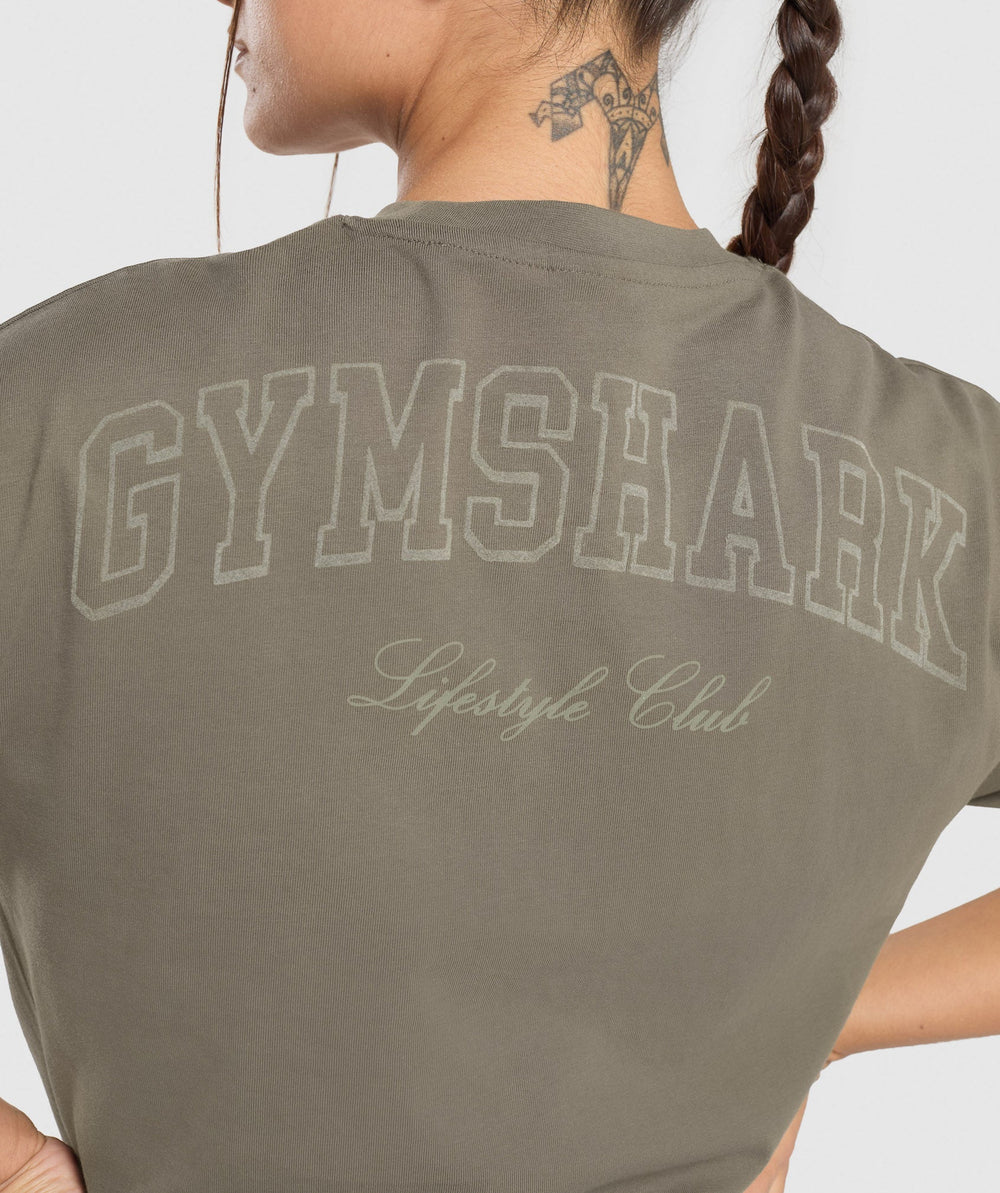 Campus Classics Graphic T-Shirt Camo Brown