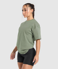 Campus Classics Graphic T-Shirt Unit Green