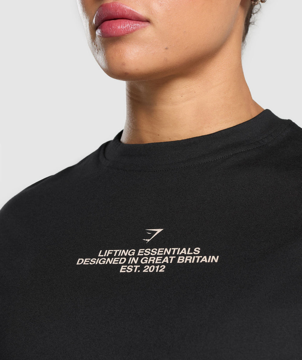 Lifting Club Graphic T-Shirt Black