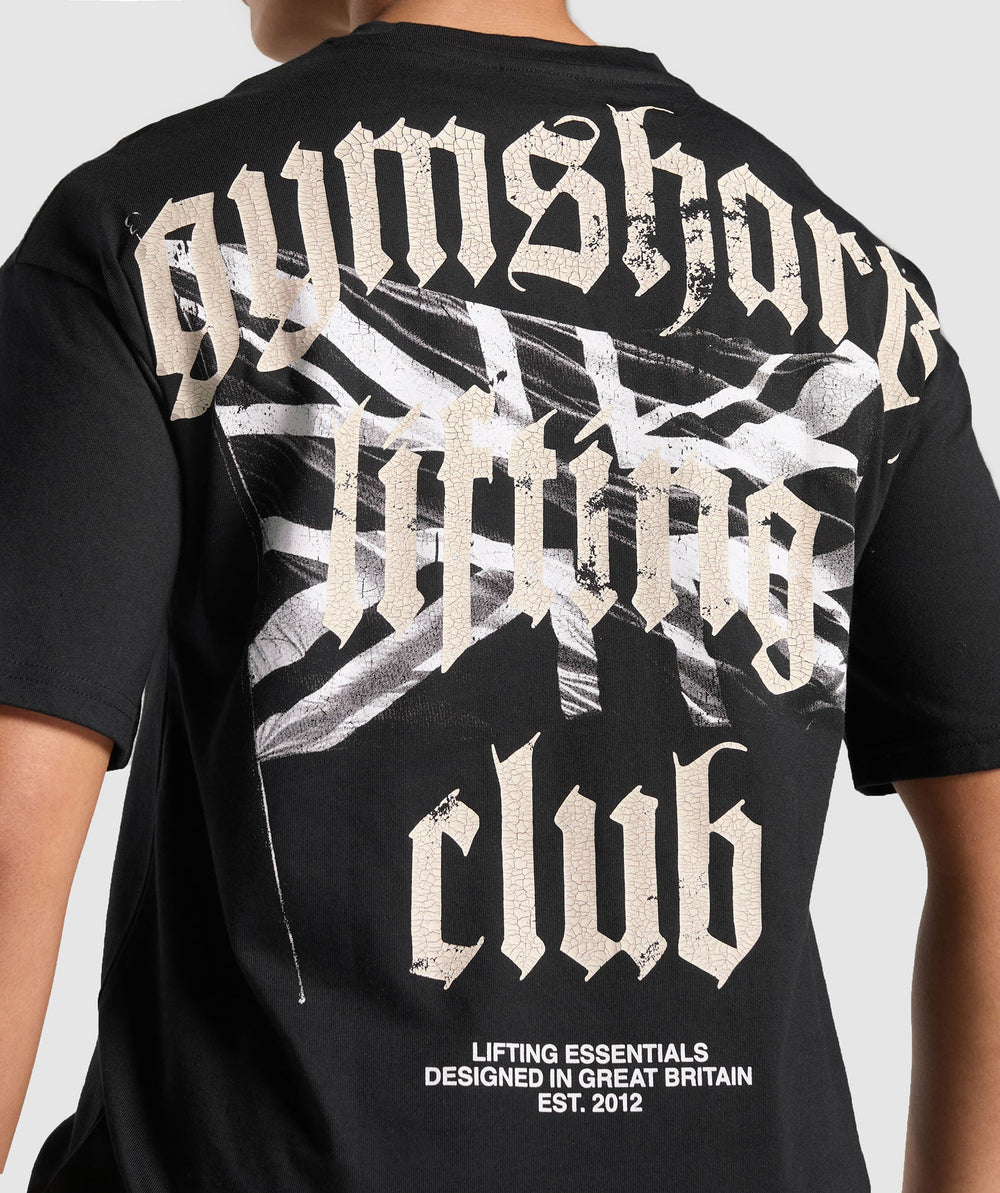 Lifting Club Graphic T-Shirt Black