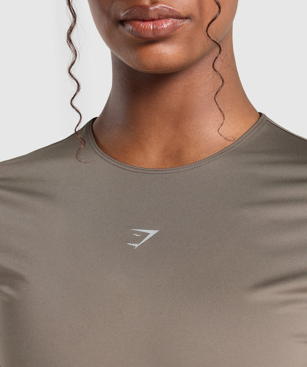 Running T-Shirt Camo Brown