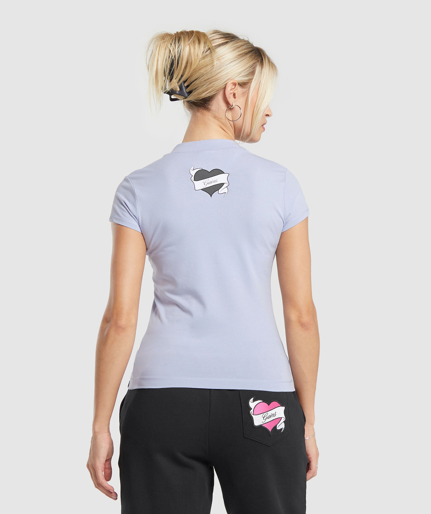 Tattoo T-Shirt Silver Lilac