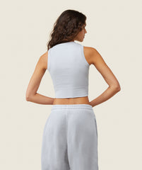 everywear Ribbed Body Tank Ice Grey