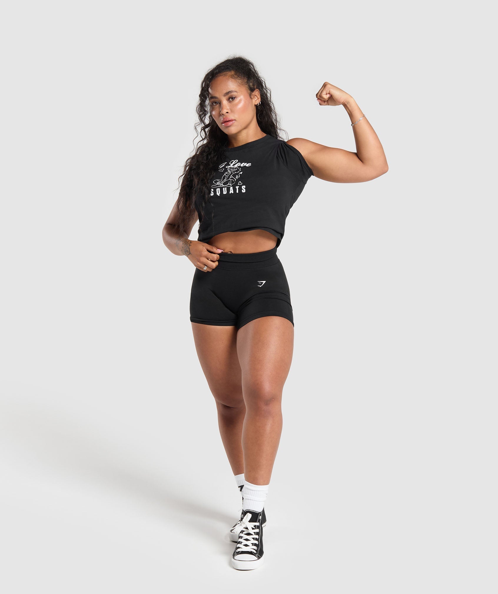 I Love Squats Baby T-Shirt Black