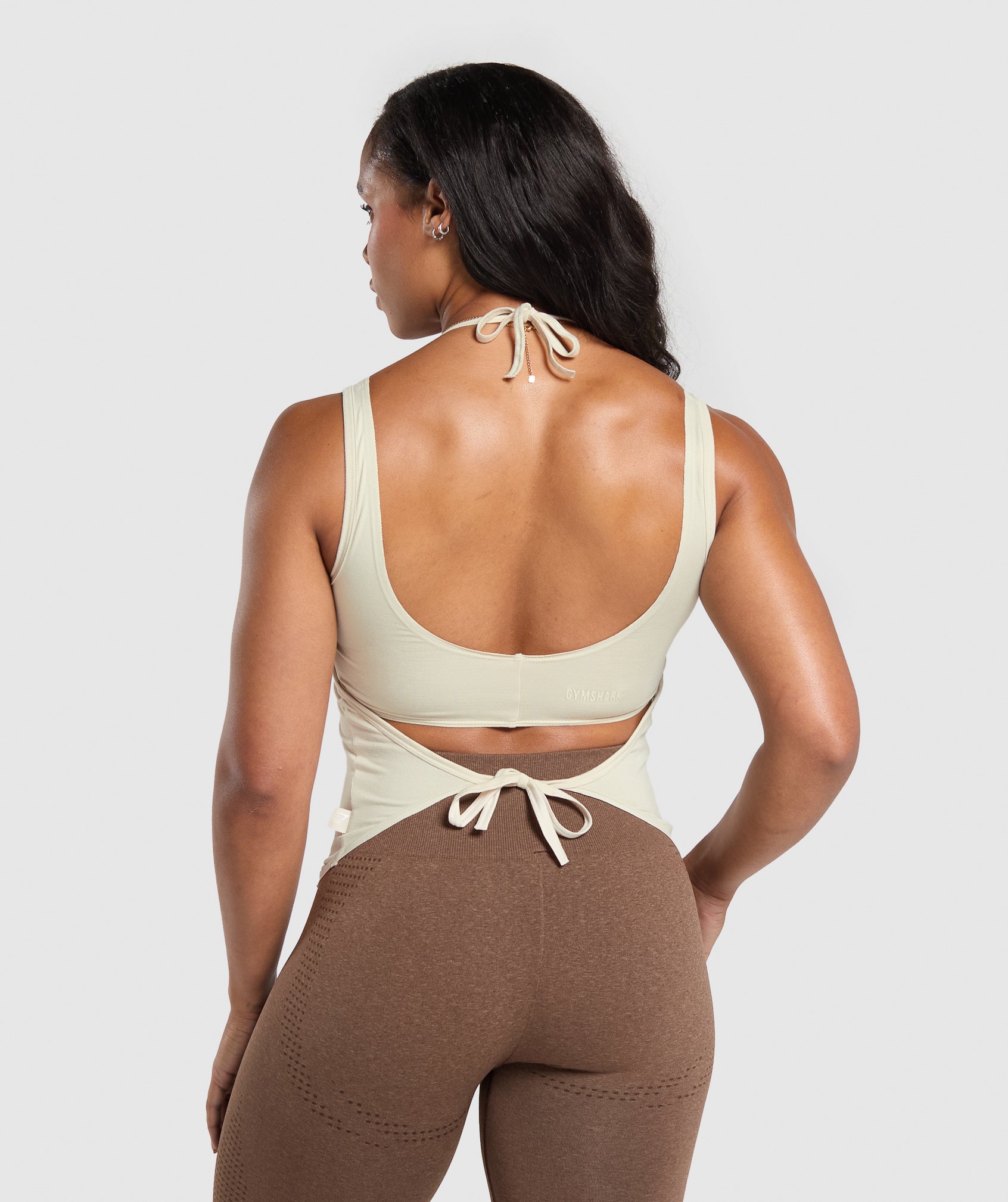 Superset Tank Ecru White